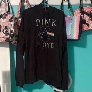 NWOT Old Navy Gender Neutral Pink Floyd Black Hoodie